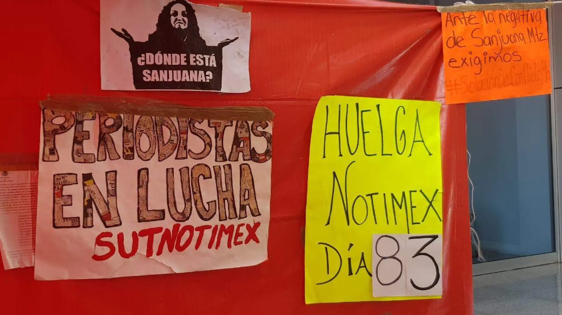 huelga sindicato notimex